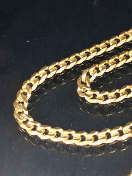 14ct Gold necklace approx 58cm in length marked 585 and approx 8.8g - Image 2 of 8