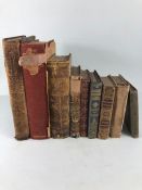Antique books, Collection of literature books to include to include , Moxons miniature poets 1866, 2