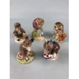 Beatrix Potter figures, a collection of figures to include , Beswick Appley Dapply with silver