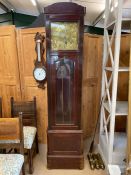 Mid 20th Century Longcase clock with earlier style brass dial marked Geo. Goulde, South Molton, with