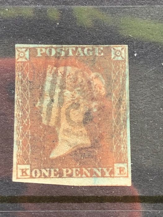 Philately, stamp interest, Penny Red Group, Penny Red Stars Imperforate 1841 on Blued Paper (12 - Image 2 of 13