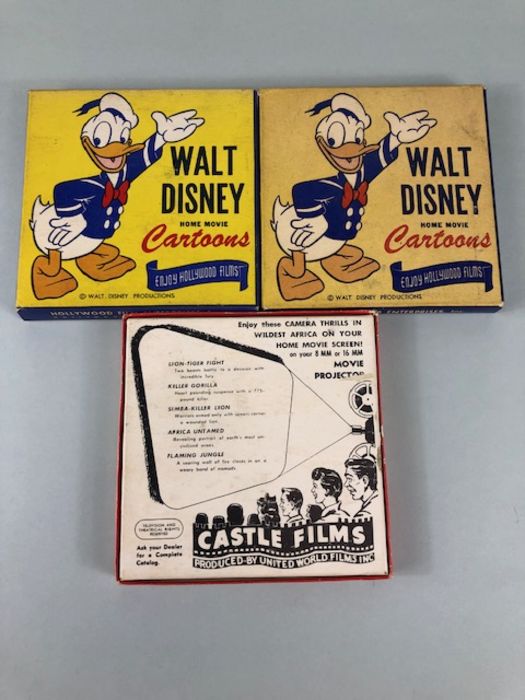 Walt Disney Home Movie cartoons Films x 2 and a Castle Films Adventure and Animal Film - Image 2 of 3