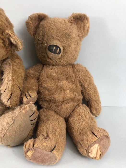 Teddy Bears, 2 elderly mohair teddy bears, looking for some TLC , both approximately 15 inches - Image 3 of 12