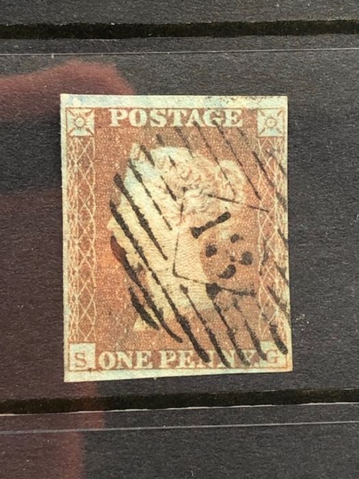 Philately, stamp interest, Penny Red Group, Penny Red Stars Imperforate 1841 on Blued Paper (12 - Image 13 of 13
