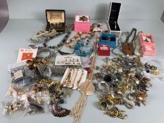 Costume Jewellery, large collection of costume jewellery to include, Rings pendants, bangles ,