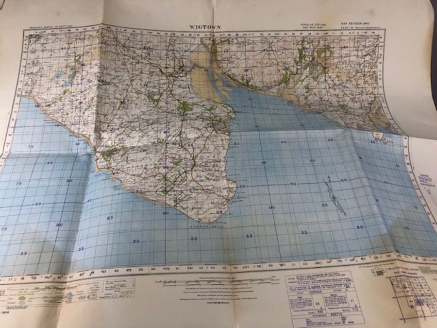 WW2 military interest, a collection of over 100 official War department maps covering most of the - Image 7 of 13