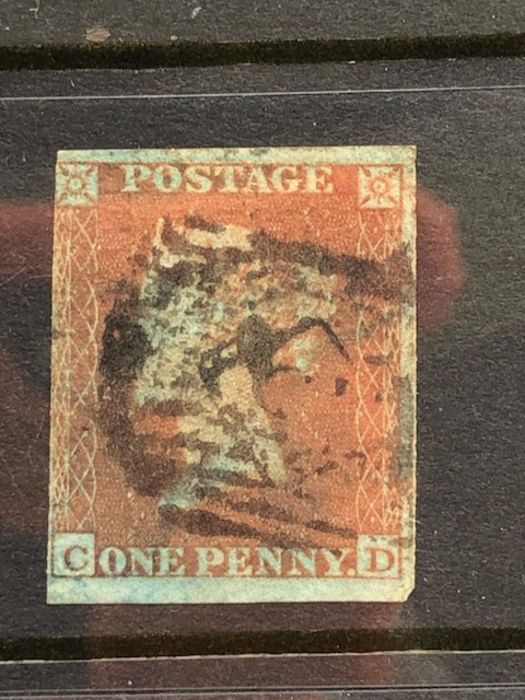 Philately, stamp interest, Penny Red Group, Penny Red Stars Imperforate 1841 on Blued Paper (12 - Image 10 of 13