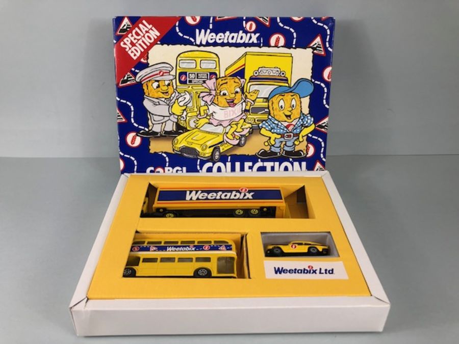 Original boxed set of Corgi vehicles The Weetabix Collection - Image 2 of 6