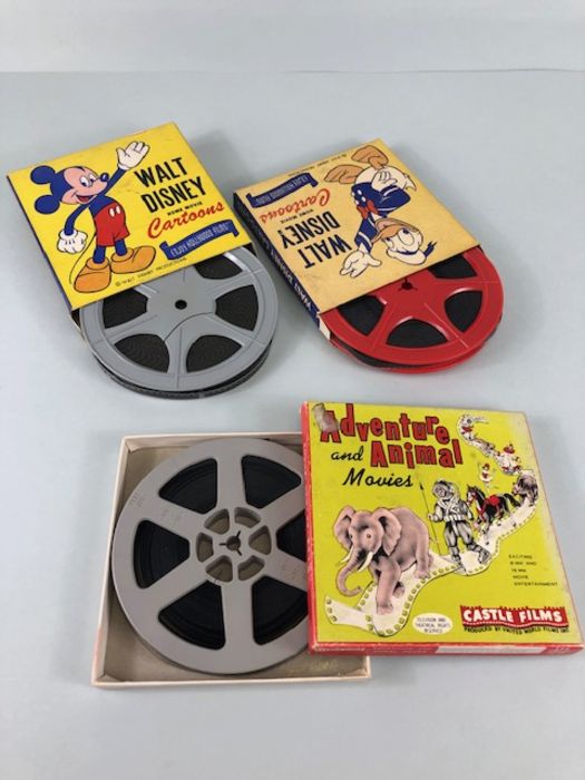 Walt Disney Home Movie cartoons Films x 2 and a Castle Films Adventure and Animal Film - Image 3 of 3