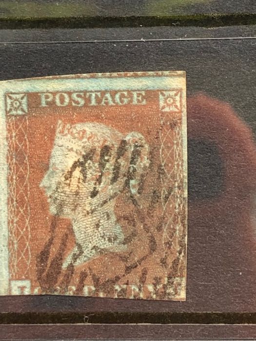 Philately, stamp interest, Penny Red Group, Penny Red Stars Imperforate 1841 on Blued Paper (12 - Image 8 of 13