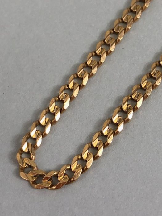 14ct Gold necklace approx 58cm in length marked 585 and approx 8.8g - Image 6 of 8