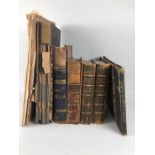 Antique Books, collection of antique Dictionary's and other books, to include, Websters Improved