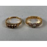 Gold Jewellery, a quantity of scrap 18ct and 22ct gold, approximately 1.97g of 22ct and 2.75g 18ct