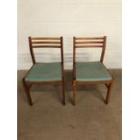 20th century furniture, a pair of 1970s Web Mar chairs made for government contract to be supplied