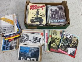 Collection of magazines to include World War II Investigator, World War related magazines and