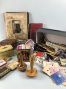 Collectors items a miscellaneous selection of items to include vintage sewing items , vintage