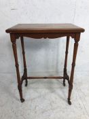 Antique furniture, 19th century occasional table with marquetry top bearing the design of a