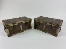 Advertising interest, Huntley and Palmers Treasure Chest biscuit tins x2