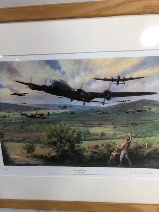 Military/local interest, Limited edition framed signed print by Michael Stride, number 70 of 100 , - Image 5 of 5