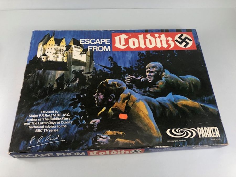 Retro games interest , 1970s Escape From Colditz board game by Parker, appears to be complete and