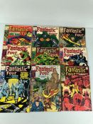 Marvel Comics, collection of Marvel Comics relating to the Fantastic Four, from the 1960s numbers 81