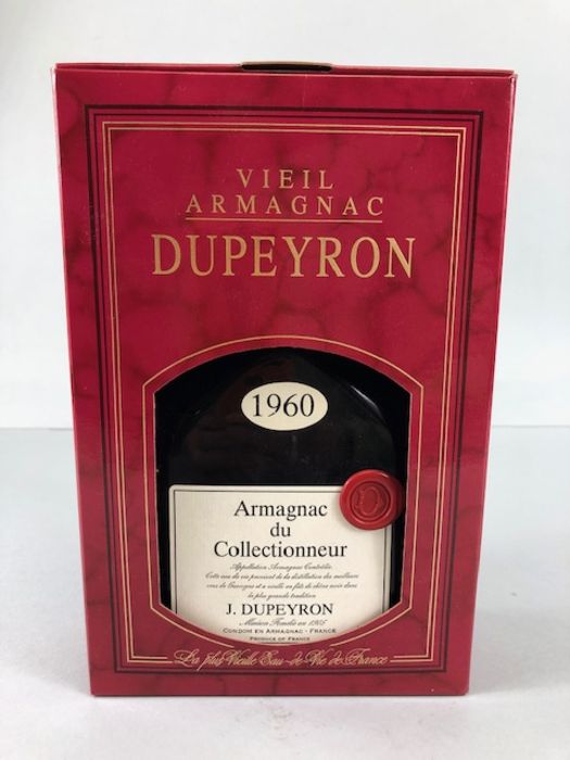 1960 J. Dupeyron Vieil vintage Armagnac du Collectionneur, 70cl, boxed