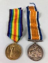 Military interest, a pair of WW1 British medals named to 69319 PTE. H.Butler, 29 London .R.