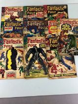 Marvel Comics, a collection of Marvel Comics featuring the Fantastic Four from the 1960s a run