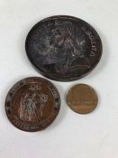 Commemorative medals, large coin medallion for Queen Victoria's Diamond Jubilee , give by St