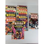 Marvel comics, collection of comics from the 1970s featuring 2001 a Space odyssey numbers 1-10 (2