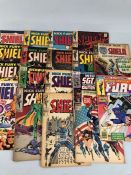 Marvel comics , collection of comics from the 1960s and 70s featuring Nick Fury Agent of Shield