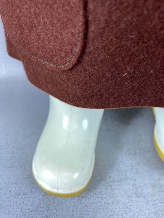 vintage toys,Gabrielle Paddington bear wearing coat hat and white wellingtons approximately 45cm - Image 4 of 7