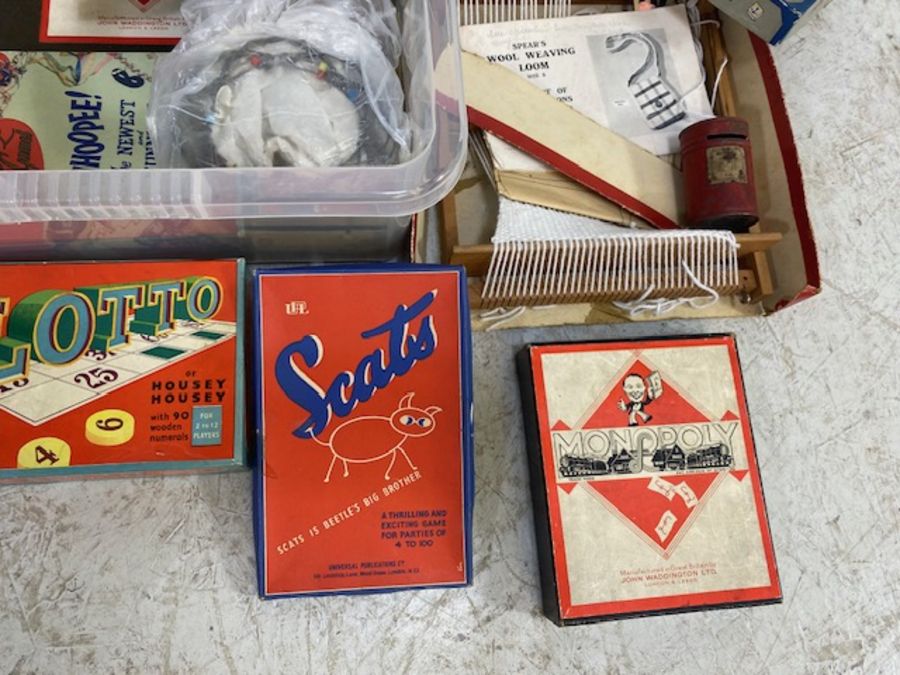 Vintage toys, a quantity of 20th century games, to include , New Footy football, Magic Robot, - Image 6 of 7