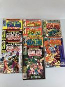Marvel Comics, collection of comics featuring John Carter Warlord of Mars from the 1970s, 9 comics