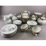 Vintage China, a quantity of Japanese Noritake china with hand painted decoration and a selection of