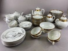Vintage China, a quantity of Japanese Noritake china with hand painted decoration and a selection of