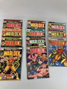 Marvel Comics, a collection of comics featuring Warlock issues 9-15 and 178-181, including the