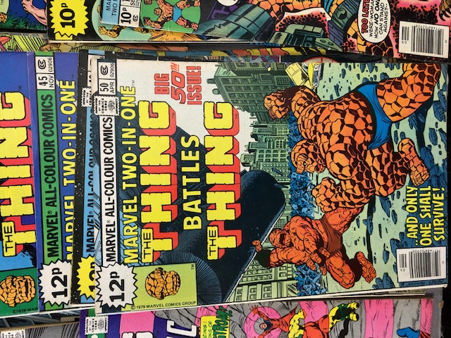 Marvel Comics, a collection of 2 in1comics featuring the Thing with other characters from the - Image 10 of 38