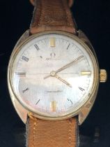 Omega Seamaster with silver dial and Gold baton markers (as Found, not seen working)