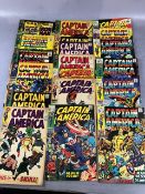 Marvel Comics, collection of comics featuring Captain America from the 1960s and 70s scattered