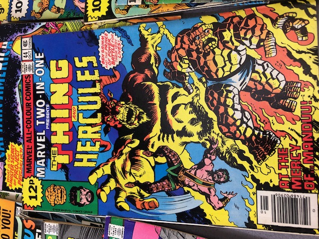 Marvel Comics, a collection of 2 in1comics featuring the Thing with other characters from the - Image 23 of 38