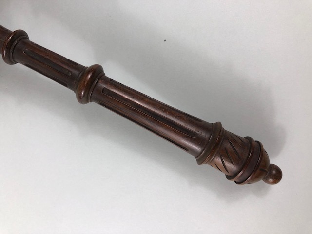 Railway / Treen interest, Antique Victorian Wooden presentation Gavel. given for the launch of the - Image 3 of 12