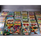 Marvel Comics, collection of comics featuring IRON MAN, from the 1970s and 80s scattered numbers