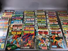 Marvel Comics, collection of comics featuring IRON MAN, from the 1970s and 80s scattered numbers