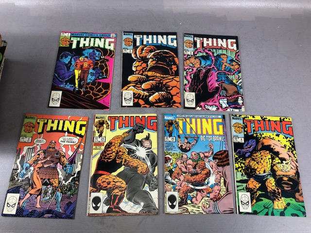 Marvel Comics, a collection of 2 in1comics featuring the Thing with other characters from the - Image 31 of 38