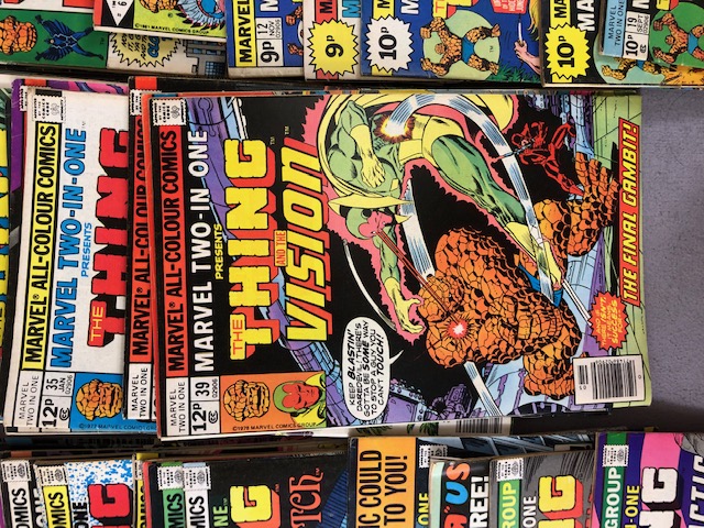 Marvel Comics, a collection of 2 in1comics featuring the Thing with other characters from the - Image 24 of 38