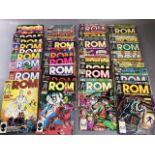 Marvel Comics, collection of comics featuring ROM, from the 1970s to the 1980s numbers 1-75 some