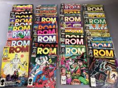 Marvel Comics, collection of comics featuring ROM, from the 1970s to the 1980s numbers 1-75 some