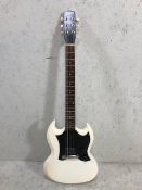 Electric Guitar, Gibson SG Melody Maker, white lacquer finish in a soft Gibson carry Case