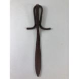 Military interest, WW1 style Trench Knife, based on the "French Nail" approximately 27cm in length